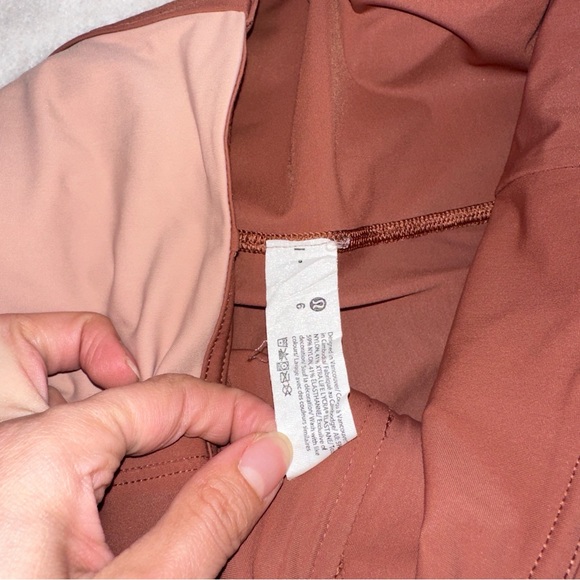 Lululemon Hike to Swim Bra & Biker Short 2-Piece Set Ancient Copper & Pink Clay - Picture 16 of 16